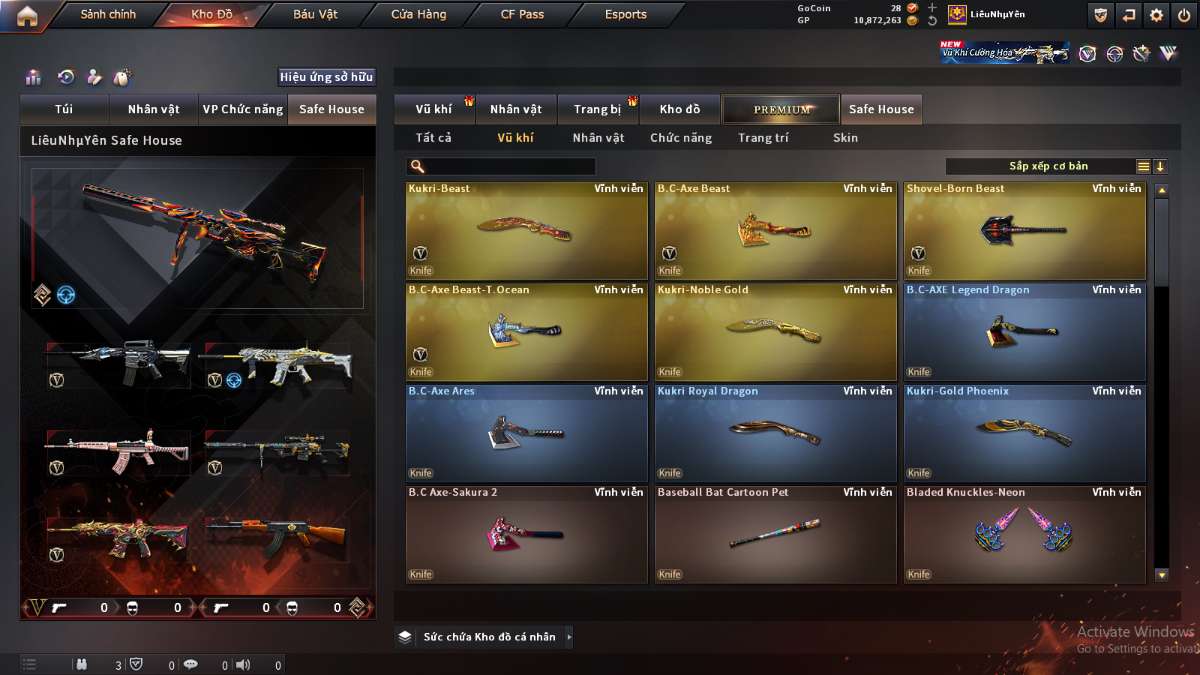 shop acc cf uy tin gia re